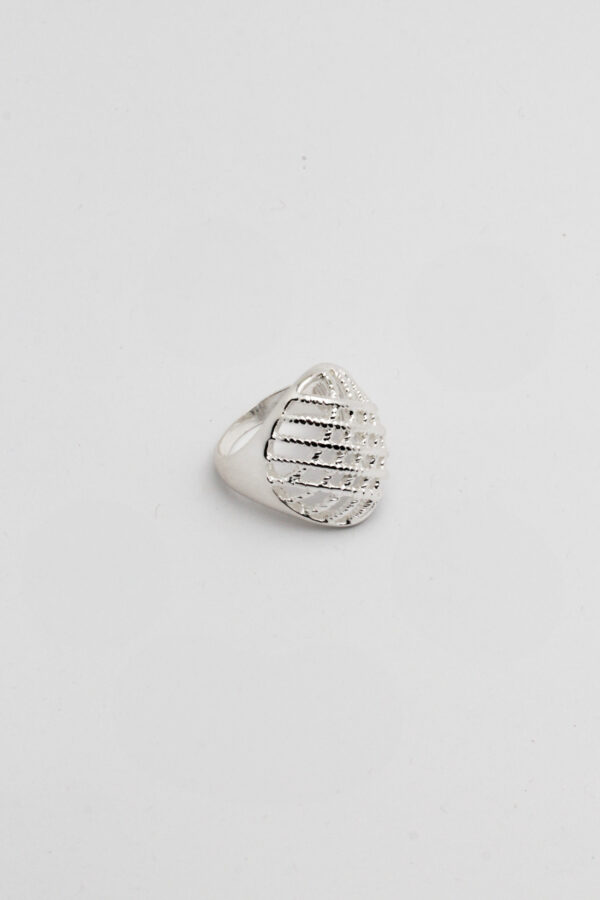 Anel Diamantado Prata
