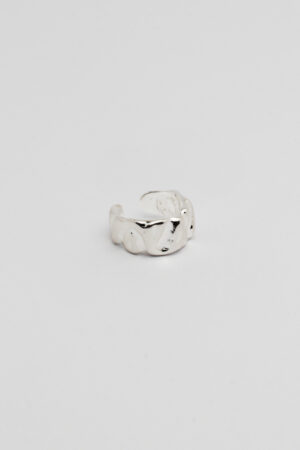 Maxi anel trabalhado prata