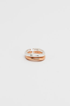 Anel orgânico prata P