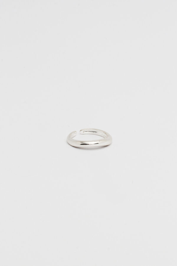 Anel orgânico prata P