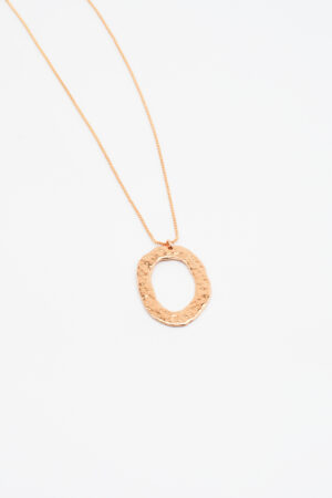 Colar Orgânico Martelado Ouro