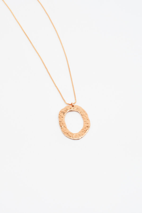 Colar Orgânico Martelado Ouro