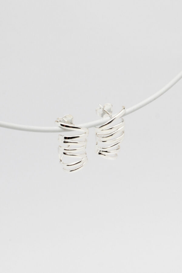 Earcuff Fios em Prata