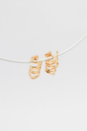 Earcuff Fios em Ouro