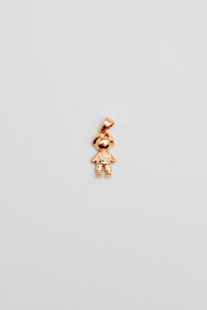 Pingente Filho Zircônia Central em Ouro