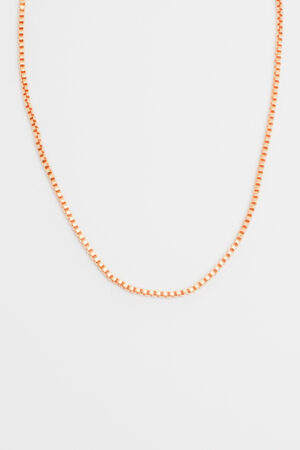 Corrente Mini Tijolinho em Ouro