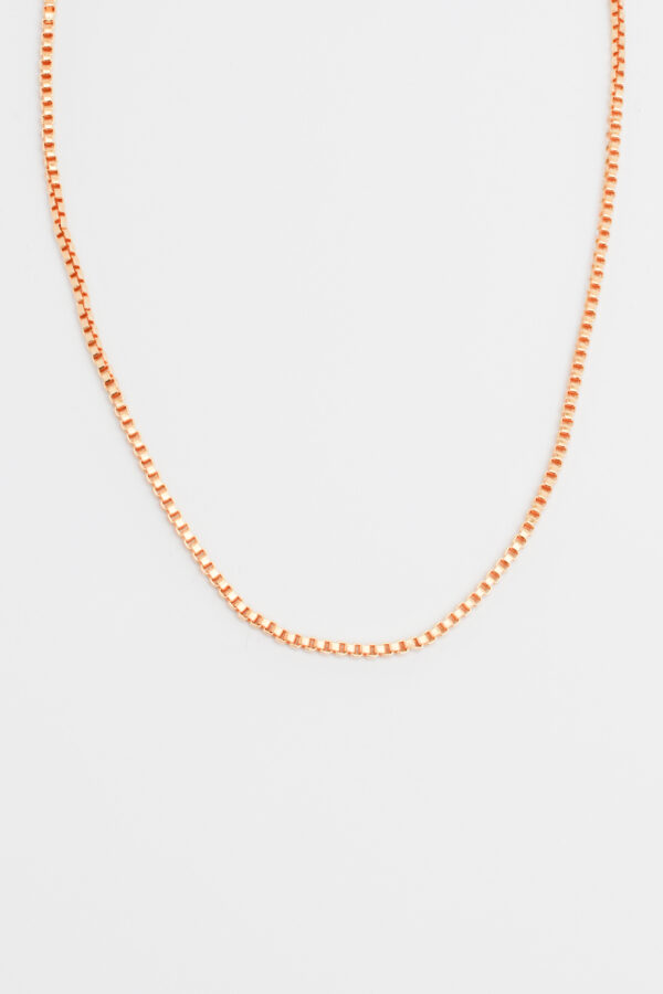 Corrente Mini Tijolinho em Ouro