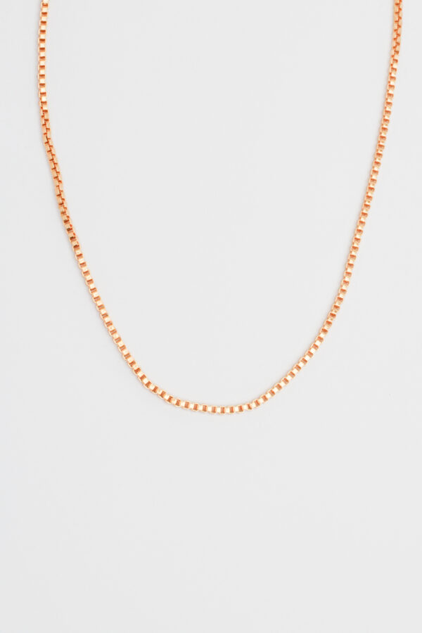 Corrente Mini Tijolinho em Ouro